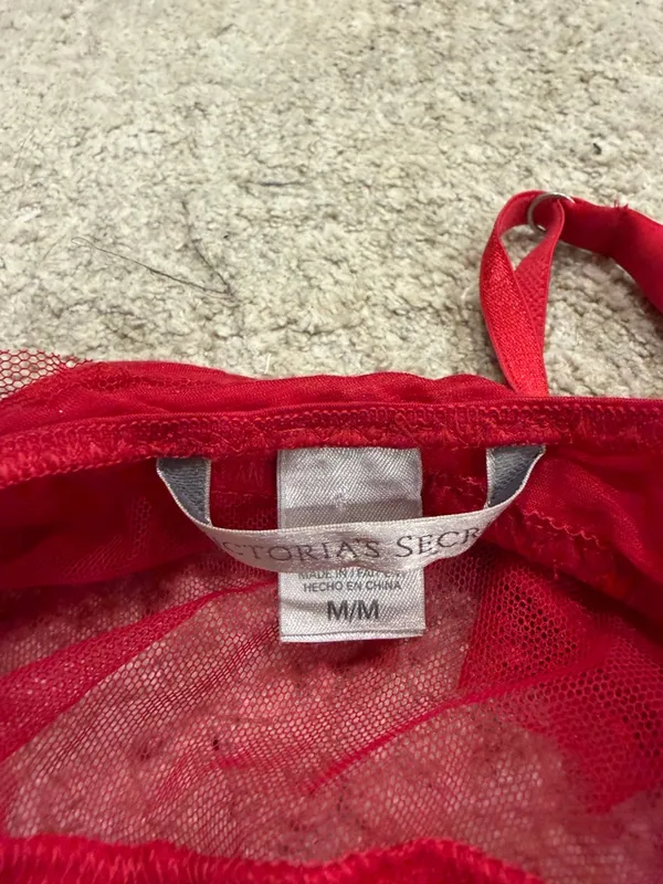 Victoria's Secret red lingerie Camisole - Image 3