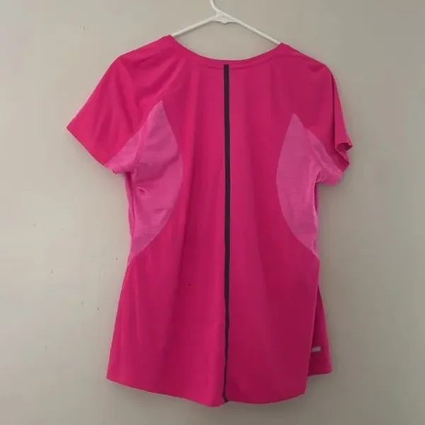 Danskin Now Womens Size L Pink Short Sleeve Athletic Top Shirt Drimore K - Image 6