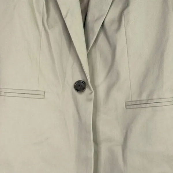 J. Crew Willa Long Sleeve Single Button Stretch Suit Coat Jacket Blazer 2 Beige - Image 10