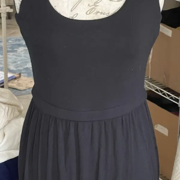 J.Crew Maxi Dress Black Small Sleeveless Tank - Image 5