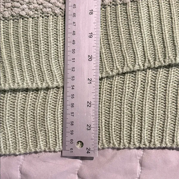 POL Light Green Textured Hoodie - Image 6