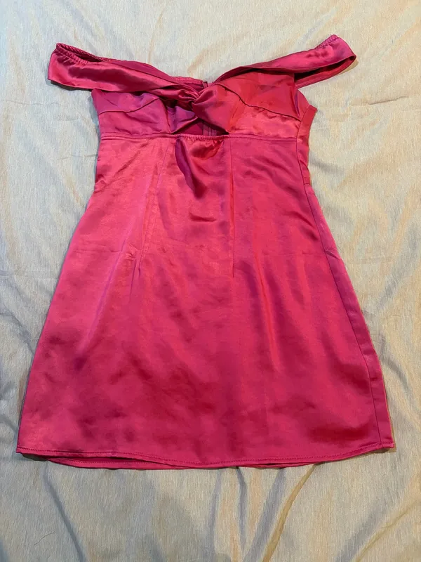Princess Polly Mini Dress Silk Pink - Image 2