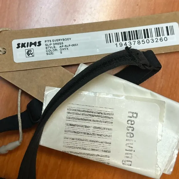 SKIMS‎ Fits Everybody Slip Dress – Onyx – Size S – NWT - Image 4
