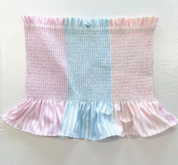 Petersyn New Smocked Ruffle Tube Top Marianna Tutti - Image 4