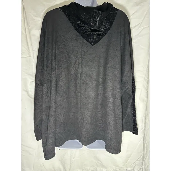 Coco + Carmen Lightweight Poncho Shawl Wrap Size O/S - Image 2