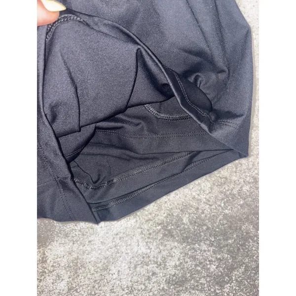 Halara SoftlyZero Airy Super High Waist 2-in-1 Yoga Shorts 3'' Black - Image 3