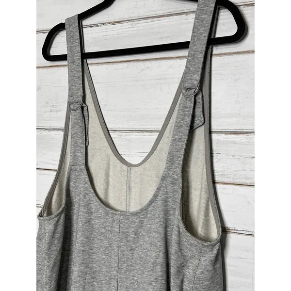 Umgee Grey Overall Shorts Romper Size Small Pockets - Image 7