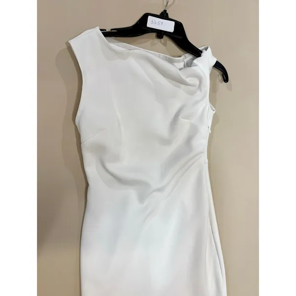 Rosetta Getty One Shoulder Twist white Mini Dress XS - Image 3