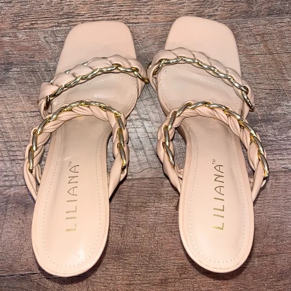 New Liliana Braided Strap Heels 🤎 Tan Size 8 - Image 5