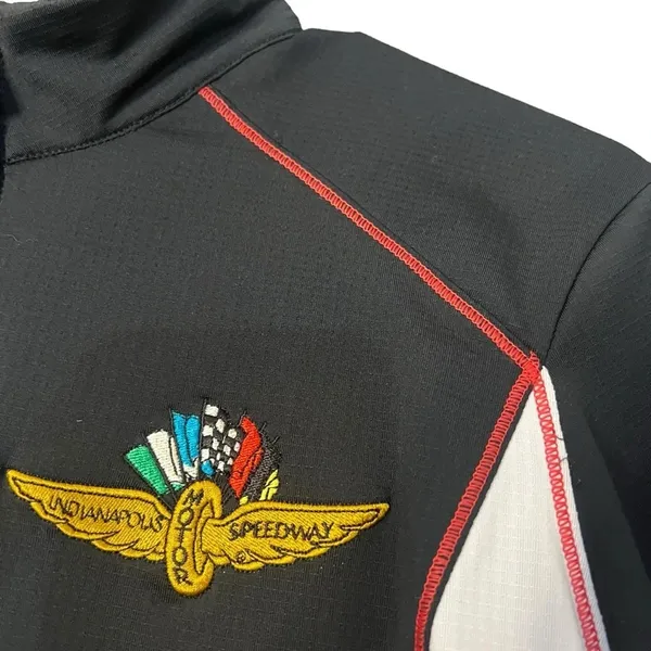 Nike Women's Small Black Embroidered Indianapolis Speedway Short‎ Sleeve Polo - Image 2