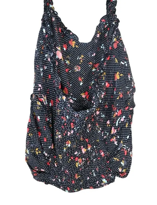 Free People Womens M Black Sun's Out Halter Crop Top - Image 5