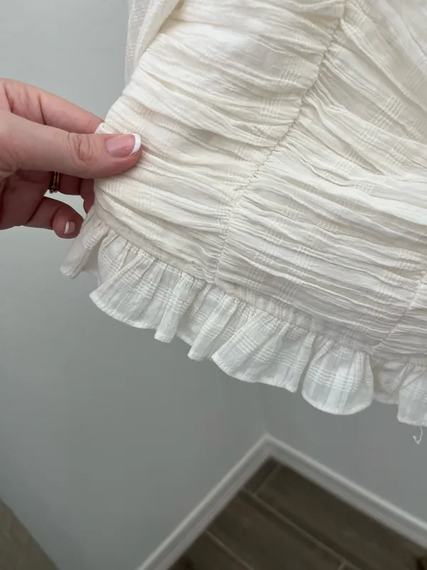 Lush Clothing Puff Sleeve Crop Top - Image 11