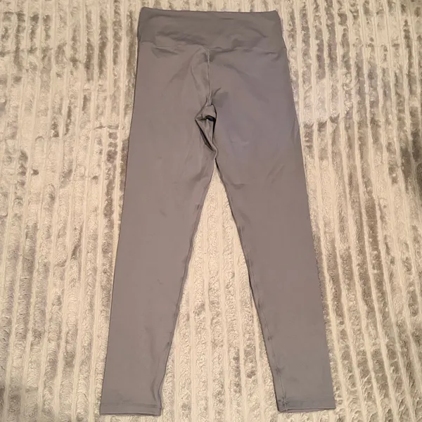 Unbranded Gray V-Crossover Waistband Leggings Yoga‎ Athletic Pants - Image 3