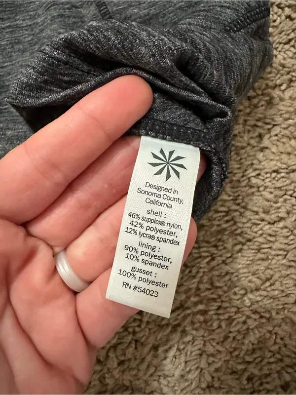 Athleta Excursion Skort Skirt Women's Size Small Pull On Charcoal Gray Pockets - Image 10