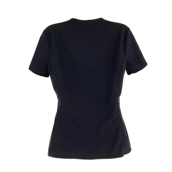 Vince Camuto Womens Black Scrub Jacket & Top Set XS Polyester/Spandex Blend - Image 16