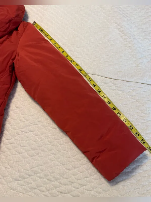 Talbots Petites Short Puffer Jacket Down/Feathers Size Medium  Shawl Collar - Image 7