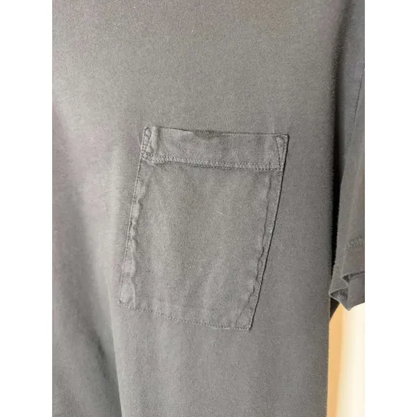 MONROW Relaxed Pocket Crew in Faded Black sz. M - Image 5