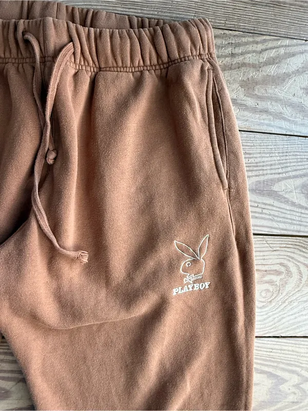 Playboy by PacSun Sweatpants size L - small hole in pic not poked all the way th - Image 2