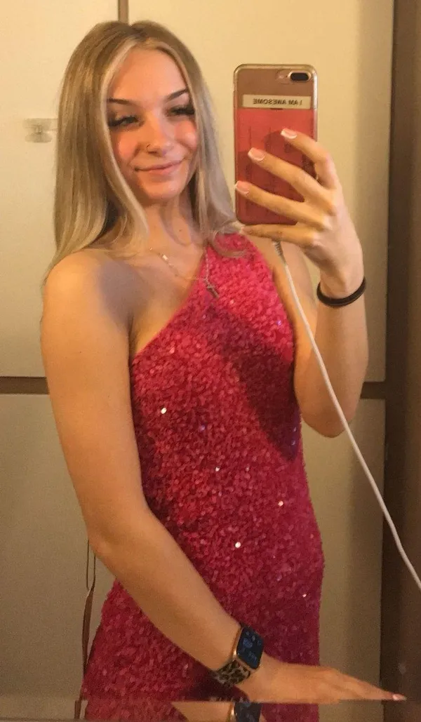 Prom Dress Pink Size XS - Image 2