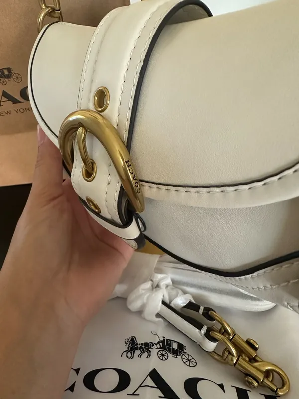Coach White Bag - Image 2