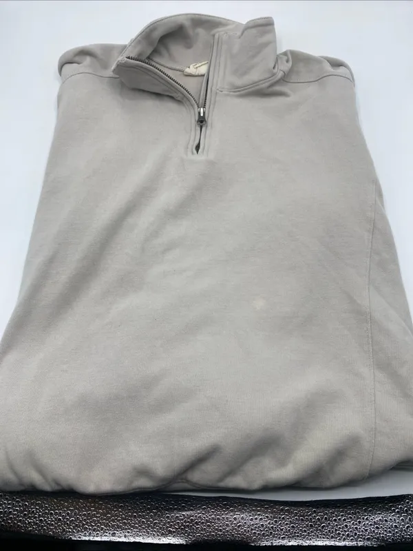 PACT Sweatshirt Women Organic Cotton Quarter 1/4 Zip Relaxed Pullover Medium - Image 6