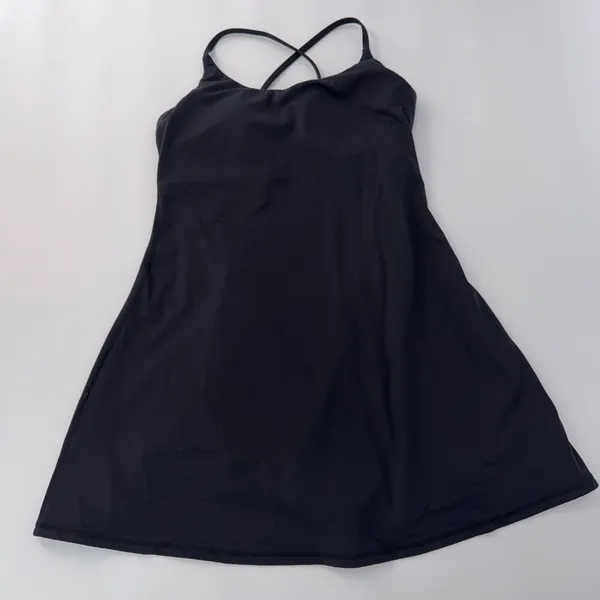Halara Black SoftlyZero Plush Backless Active Dress Easy Peezy Size Small S - Image 2