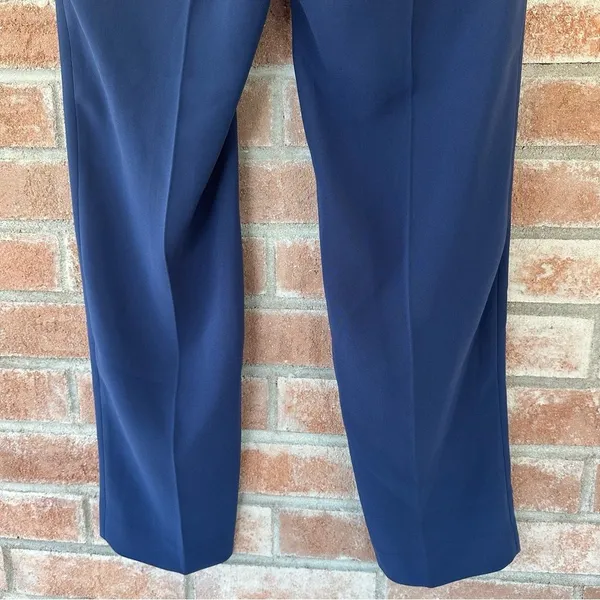 J. Crew Trousers Pants Pleated NEW Women’s 8 Blue Professional Dress Pants - Image 6