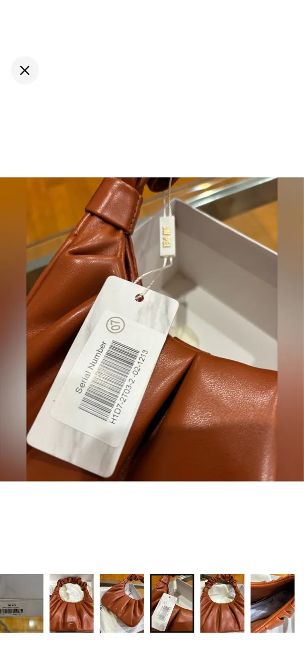 JW PEI Gabbi Ruched Hobo Handbag in Nutella - Image 6