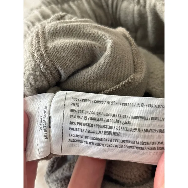 Abercrombie‎ & Fitch Taupe Cargo Sweatpants Joggers Soft A&F Collection Size M - Image 5