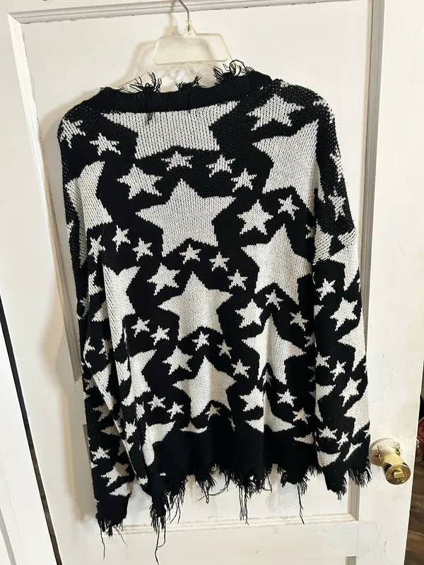 Inner Circle Star Macy's Distressed Sweater - Image 2