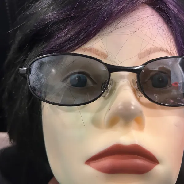 Black Sunglasses with Tinted Lenses - Image 2