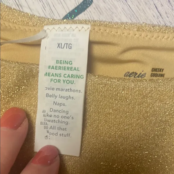 Aerie Gold Bikini Bottom - Image 3