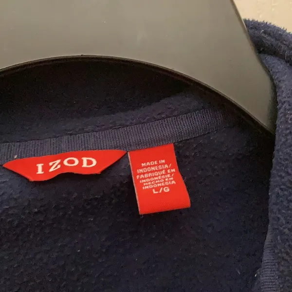 FINAL MARKDOWN IZOD fleece vest large - Image 3