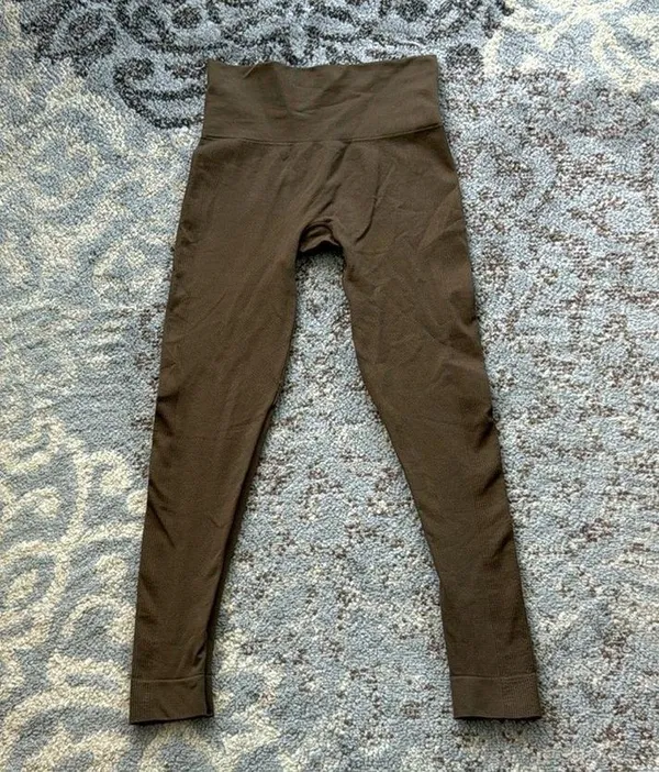 SET ACTIVE X REVOLVE Leggings Brush Brown XS - Image 6