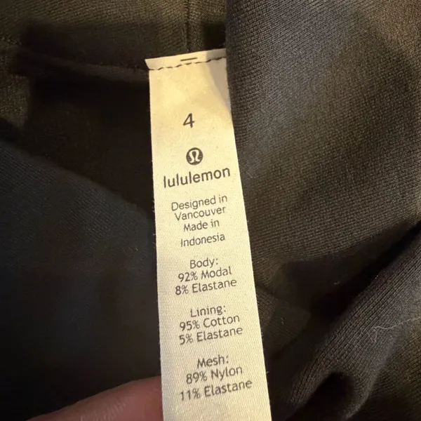 Lululemon Black Hooded Wrap Jacket‎ Fitted Zip Front Athletic Womens Small 6 - Image 4