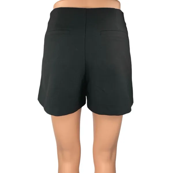 Stradivarius Women's Black High Waist Straight Pencil Mini Skirt Skort Size XS - Image 3