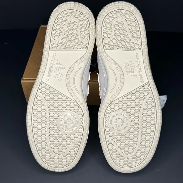 NWT New Balance 480 Beige Cream White Leather Sneakers Mens 7.5 Womens 9 No Box - Image 7