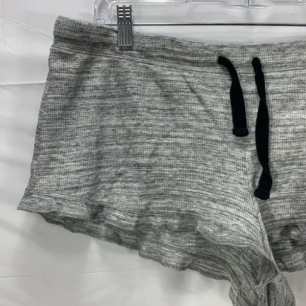 PINK Victoria’s Secret Gray White Marled Sleep Pajama Lounge Shorts Size Large - Image 3