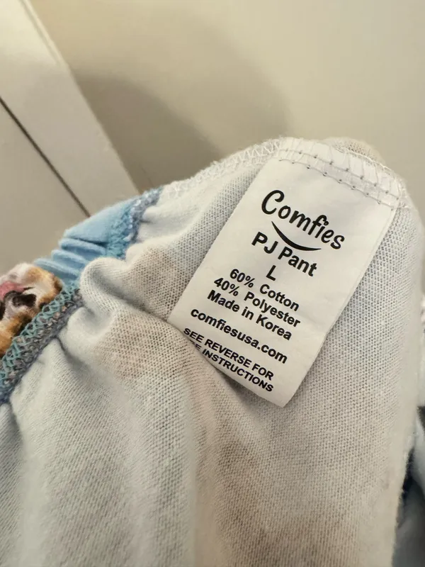 Comfies Welsh Corgi Unisex Cotton Blend Pajama Bottoms Size L - Image 6