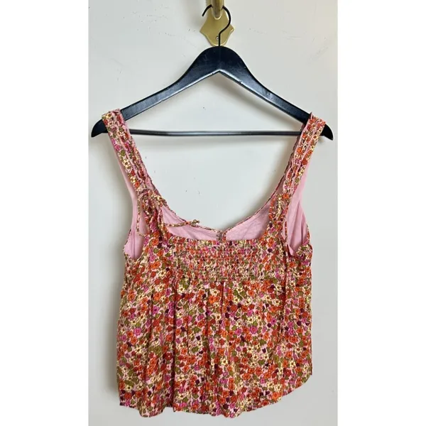 FREE PEOPLE Ellia Printed Set in Spring Blossom Combo Size Medium NWT - Image 8