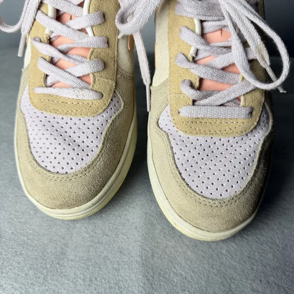 Veja V-10 Multico Peach Suede Sneakers Women's EUR 40 US size 8.5 - Image 3