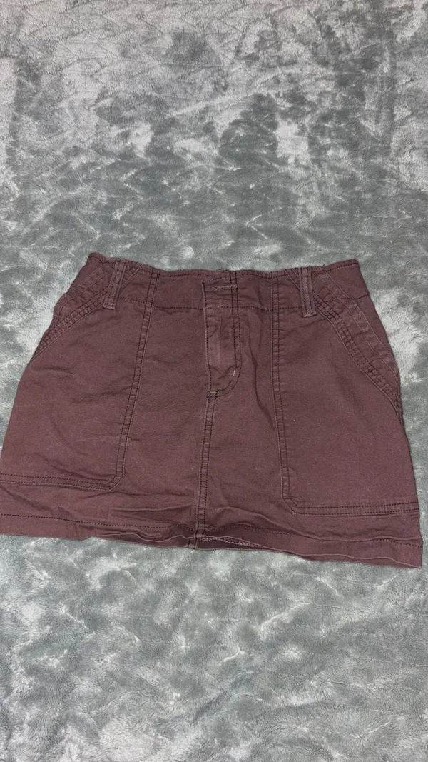 brown mini skirt  - Image 2
