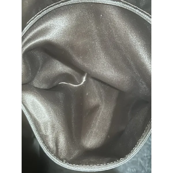 Coach Laura F18336 Metallic Silver Leather Large Tote Embossed Signature C - Image 10