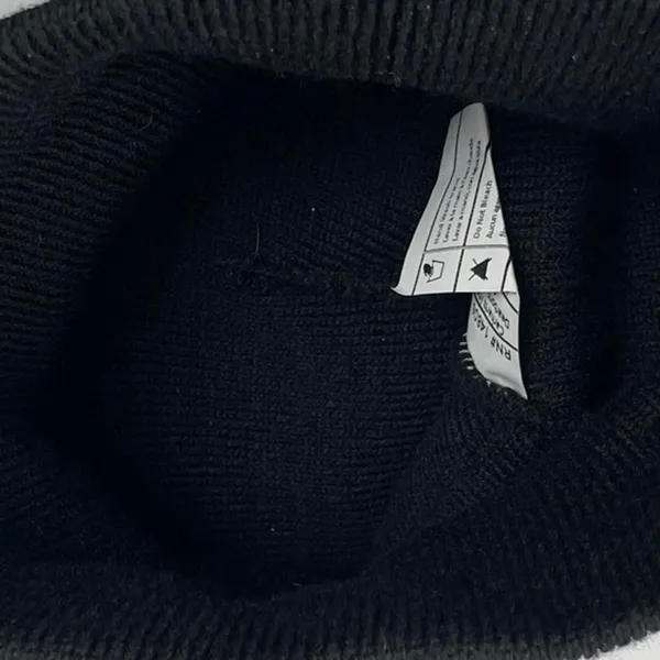 Carhartt A205 Womens Black Knit Winter Snow Short Bonnet Beanie Hat One Size - Image 3