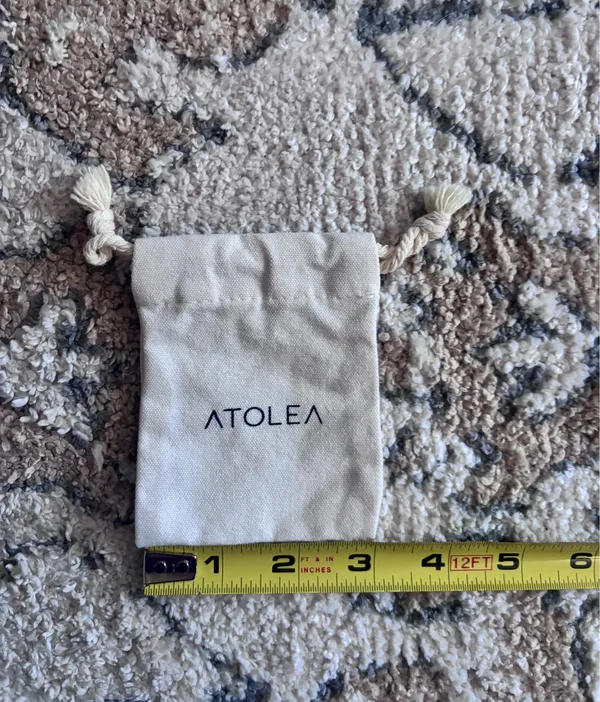 Atolea Jewelry Small Canvas Dust/Storage bag - Image 4