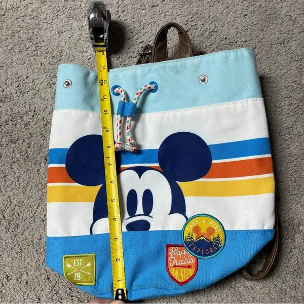 Disney Store Mickey Mouse Happy‎ Trails Bucket Backpack - Image 8