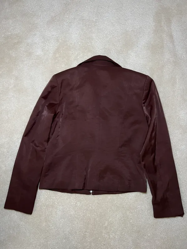 Vintage 90s Rare Campagnie Internationale Jacket I Brown I Small - Image 2