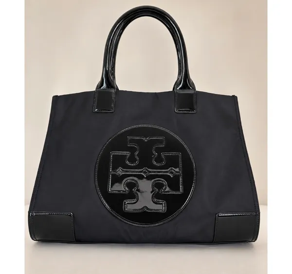 Tory Burch Ella Black Nylon Tote - Image 17