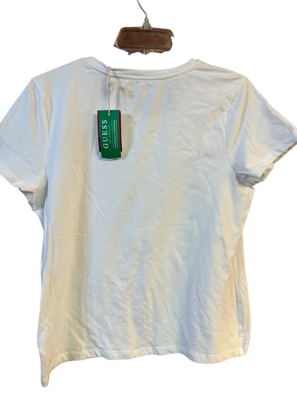 Guess embellished T-shirt white Sz XXL (16) NWT - Image 2
