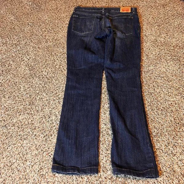 Levi's 505 Straight Leg Jeans Women's Size‎ 28 Dark Wash Denim - Image 6